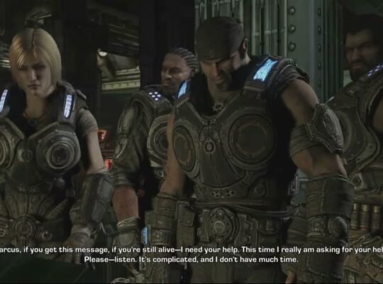 Gears of War 3 – Act 1: Adam Fenix “Solution To Lambent Problem” Message | Marcus Fenix Cutscene