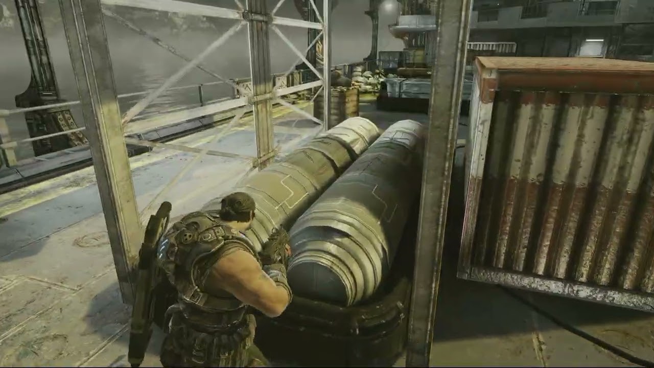 Gears of War 3 – Act 1: Head To CIC: Slay Lambent Drones In The Garden with Anya, Jace and Dom