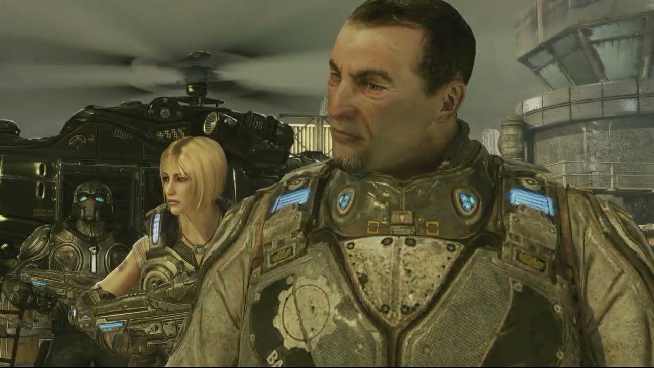 Gears of War 3 – Act 1: Chairman Prescott “Sergeant Fenix You’ll Want To See This” Cutscene
