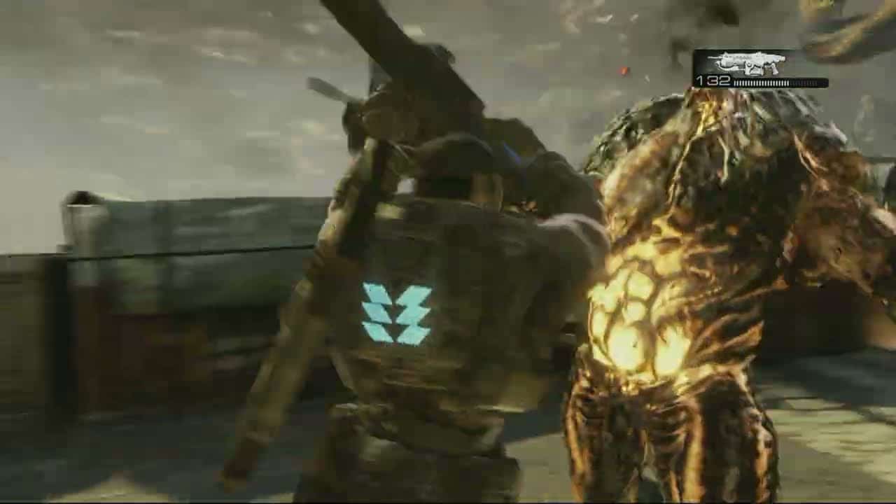 Gears of War 3 – Act 1: Secure The Deck | Raise The Lift | Slay Lambent Polyp and Lambent Drones