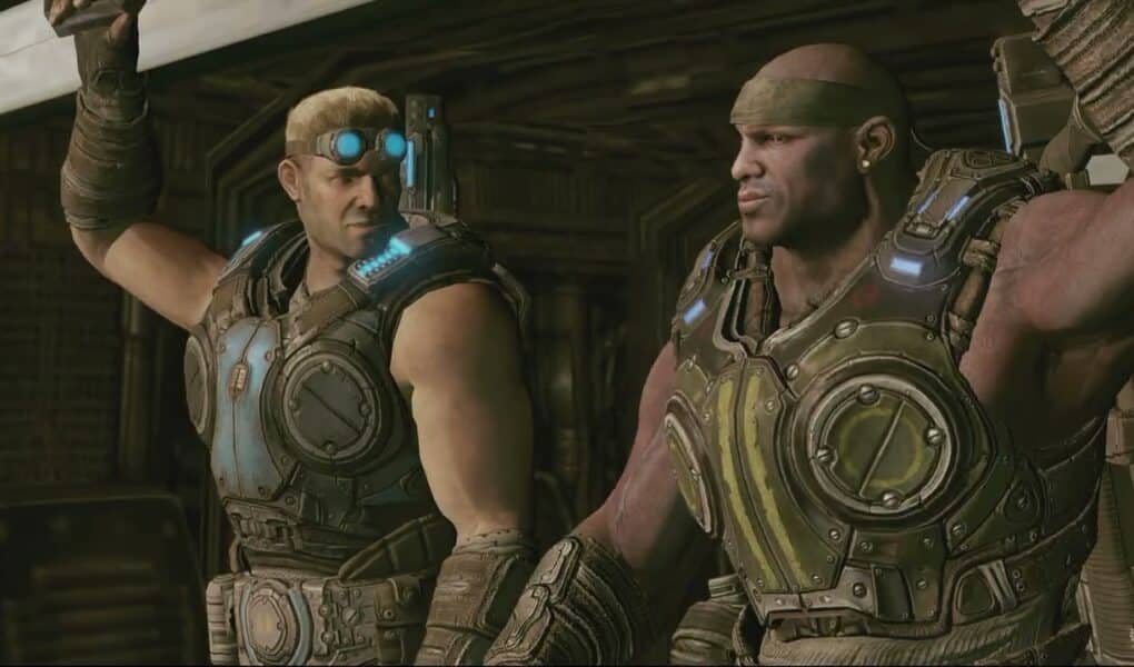 Gears of War 3 – Act 1: “One Hour Earlier” Cole, Baird, Carmine and Sam Hanover Arrival Cutscene