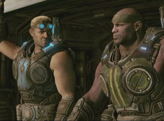 Gears of War 3 – Act 1: “One Hour Earlier” Cole, Baird, Carmine and Sam Hanover Arrival Cutscene