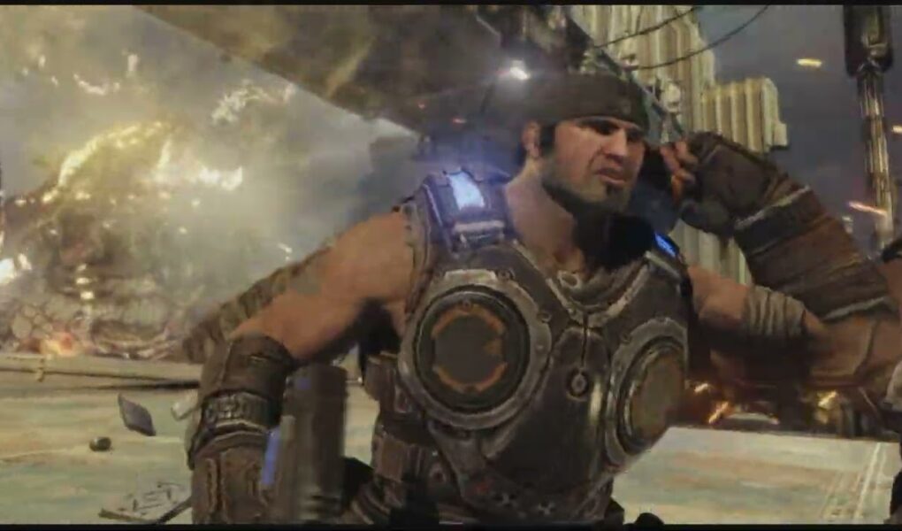 Gears of War 3 – Act 1: Baird and Cole Drop Lambent Tickers Off Bridge Slaying Leviathan Cutscene