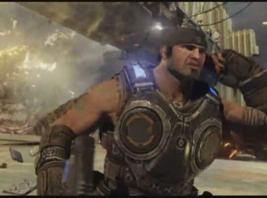 Gears of War 3 – Act 1: Baird and Cole Drop Lambent Tickers Off Bridge Slaying Leviathan Cutscene
