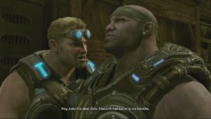 Gears of War 3 – Act 1 Search For Survivors: Stranded Tries To Make Deal For Sam with Bacon Cutscene