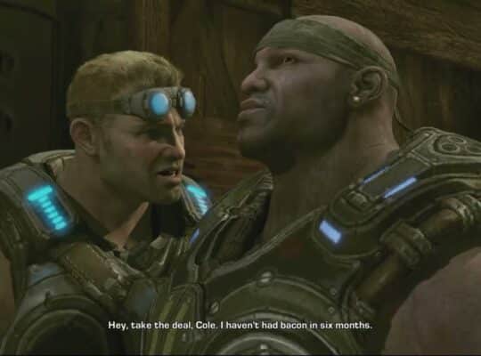 Gears of War 3 – Act 1 Search For Survivors: Stranded Tries To Make Deal For Sam with Bacon Cutscene