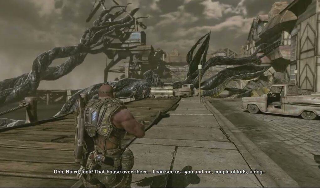 Gears of War 3 – Act 1: Search For Survivors: Samantha Byrne and Baird Argue Like Married Couple