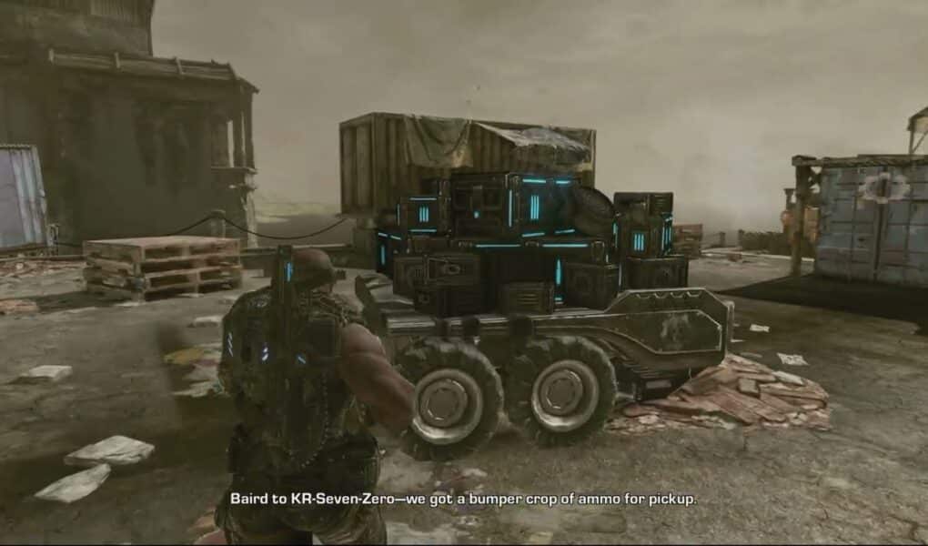 Gears of War 3 – Act 1: Hanover: Follow The Camp Leader and Collect Reward | Cole Train Sequence