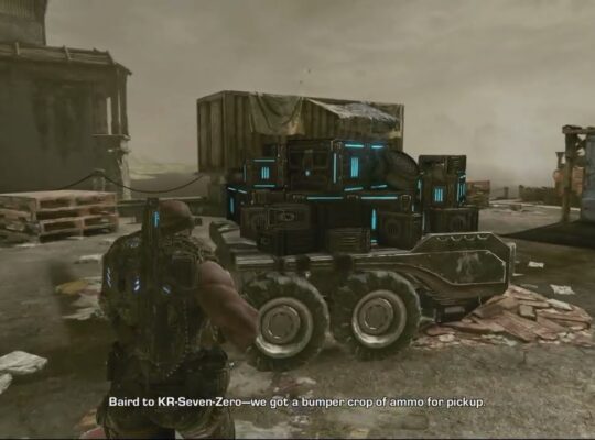 Gears of War 3 – Act 1: Hanover: Follow The Camp Leader and Collect Reward | Cole Train Sequence