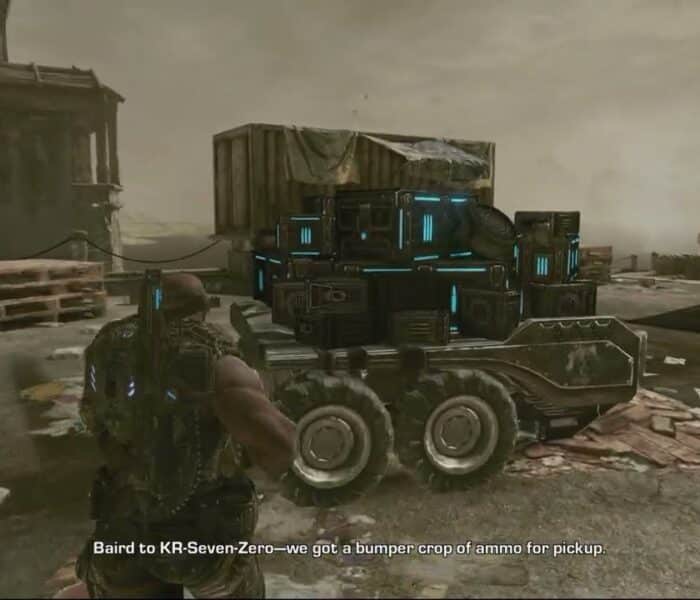 Gears of War 3 – Act 1: Hanover: Follow The Camp Leader and Collect Reward | Cole Train Sequence