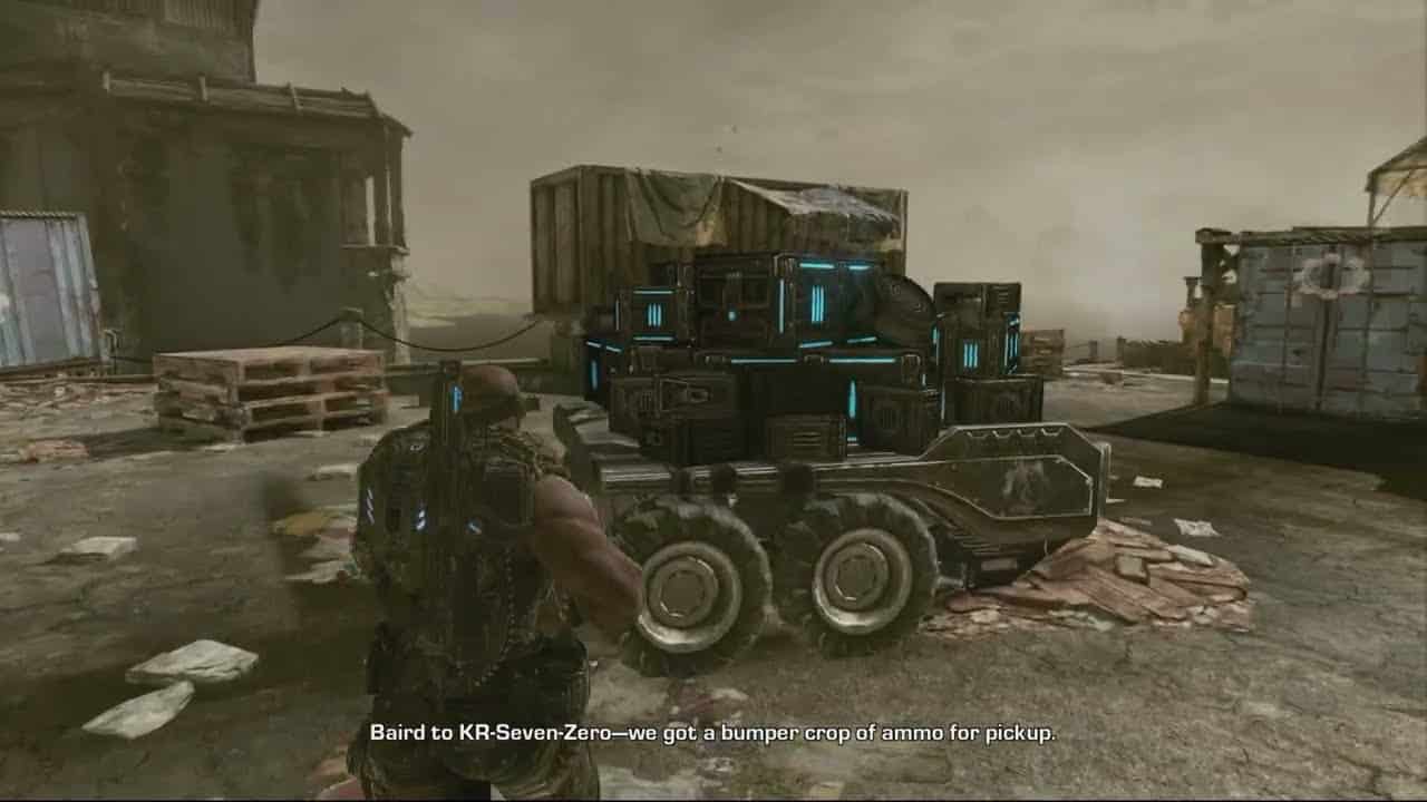 Gears of War 3 – Act 1: Hanover: Follow The Camp Leader and Collect Reward | Cole Train Sequence