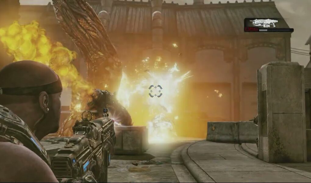 Gears of War 3 – Act 1: Head To Warehouse: Slay Lambent Boomer, Lambent Stalks, Lambent Drones etc