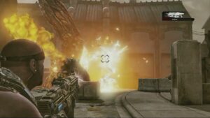 Gears of War 3 – Act 1: Head To Warehouse: Slay Lambent Boomer, Lambent Stalks, Lambent Drones etc