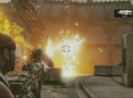 Gears of War 3 – Act 1: Head To Warehouse: Slay Lambent Boomer, Lambent Stalks, Lambent Drones etc