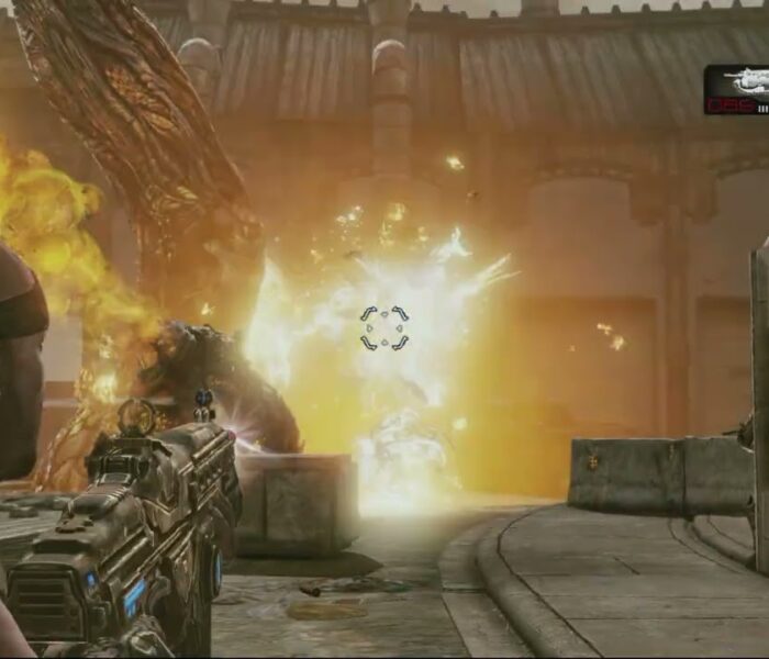 Gears of War 3 – Act 1: Head To Warehouse: Slay Lambent Boomer, Lambent Stalks, Lambent Drones etc