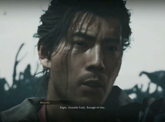 Onimusha: Way of The Warrior DEMO – Miyamoto Musashi Drak Mass Absorbed “Gauntlet Lady” Cutscene