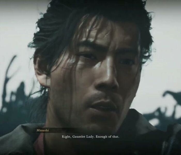 Onimusha: Way of The Warrior DEMO – Miyamoto Musashi Drak Mass Absorbed “Gauntlet Lady” Cutscene