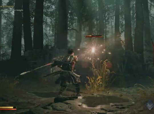 Onimusha: Way of The Warrior DEMO – Head For The High Platform at Temple: Deflect Tutorial Gameplay