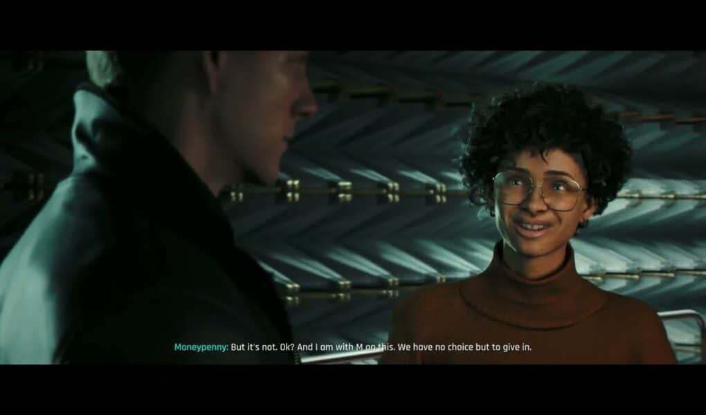 007 First Light – Man of The Hour: Walk with Moneypenny To THEIA “Hyperion” Chat “Sorry Moneypenny”