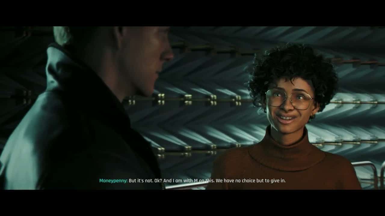 007 First Light – Man of The Hour: Walk with Moneypenny To THEIA “Hyperion” Chat “Sorry Moneypenny”