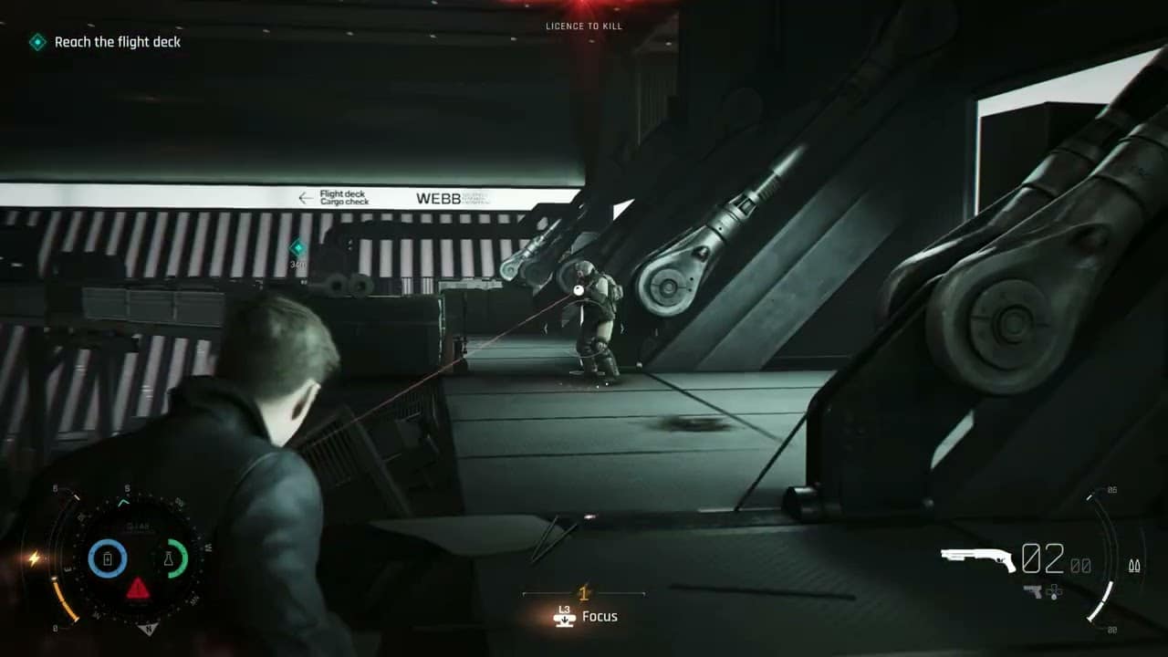007 First Light – Knightfall: Escape Server Room and Data Center (Missile Pen) Reach The Flight Deck