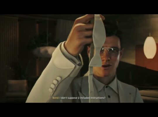 007 First Light – Time To Die: Suit Up: Q Teaches James Bond How To Tie a Bowtie | QTE Sequence
