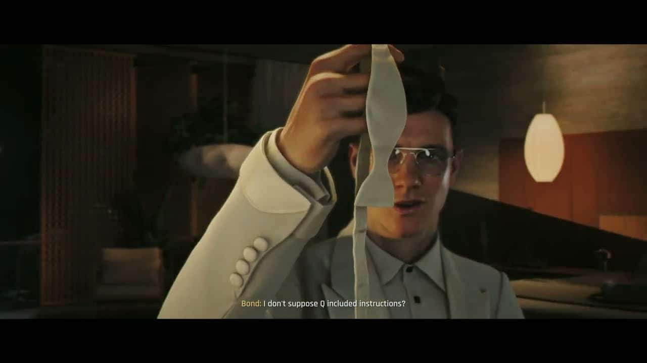 007 First Light – Time To Die: Suit Up: Q Teaches James Bond How To Tie a Bowtie | QTE Sequence