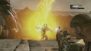 Gears of War 3 – Act 1: Hanover: “Any Wire Cutters?” Cutscene | Slay Lambent Locust at Stadium