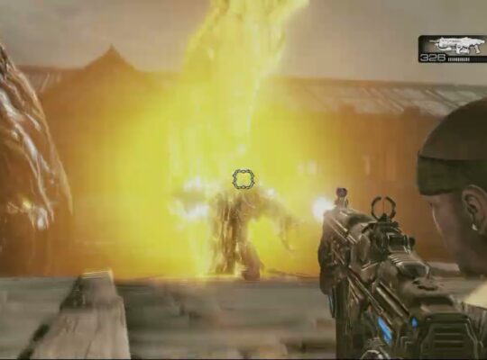 Gears of War 3 – Act 1: Hanover: “Any Wire Cutters?” Cutscene | Slay Lambent Locust at Stadium