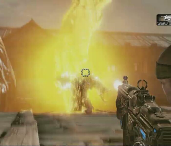 Gears of War 3 – Act 1: Hanover: “Any Wire Cutters?” Cutscene | Slay Lambent Locust at Stadium