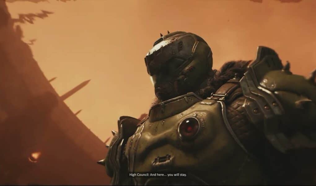 Doom: The Dark Ages Revelations – Proving Grounds: Slayer Confronts The Council | Henchman Cutscene