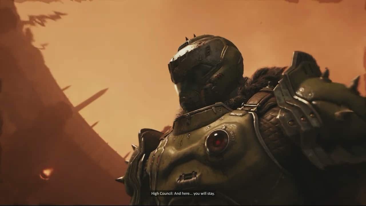 Doom: The Dark Ages Revelations – Proving Grounds: Slayer Confronts The Council | Henchman Cutscene