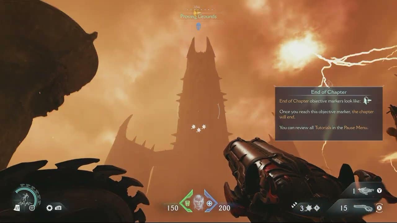 Doom: The Dark Ages Revelations – Proving Grounds: End of Chapter – Message | Council Chamber Codex
