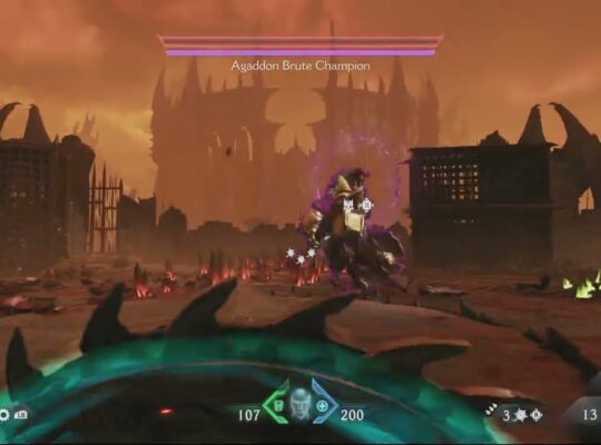 Doom: The Dark Ages Revelations – Proving Grounds: Slay Agaddon Brute Champion Gameplay