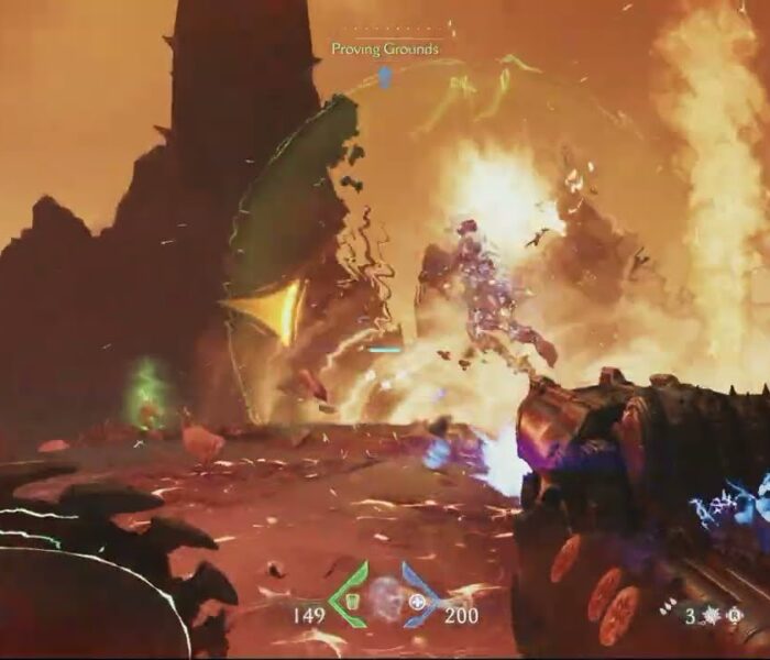 Doom: The Dark Ages Revelations – Proving Grounds: Collect Blue Skulls 2/2 | Obtain The Skull Key