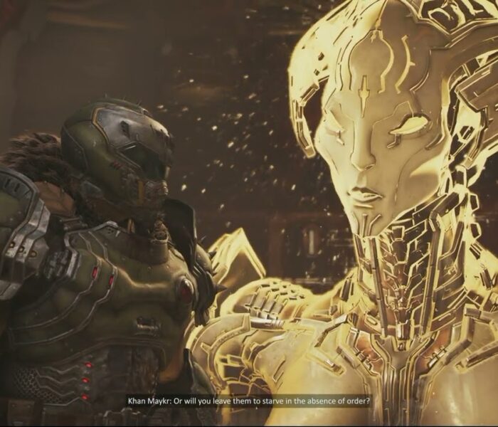 Doom: The Dark Ages Revelations – Slayer’s Ship: Commander Thira’s Message | Khan Mayker Cutscene