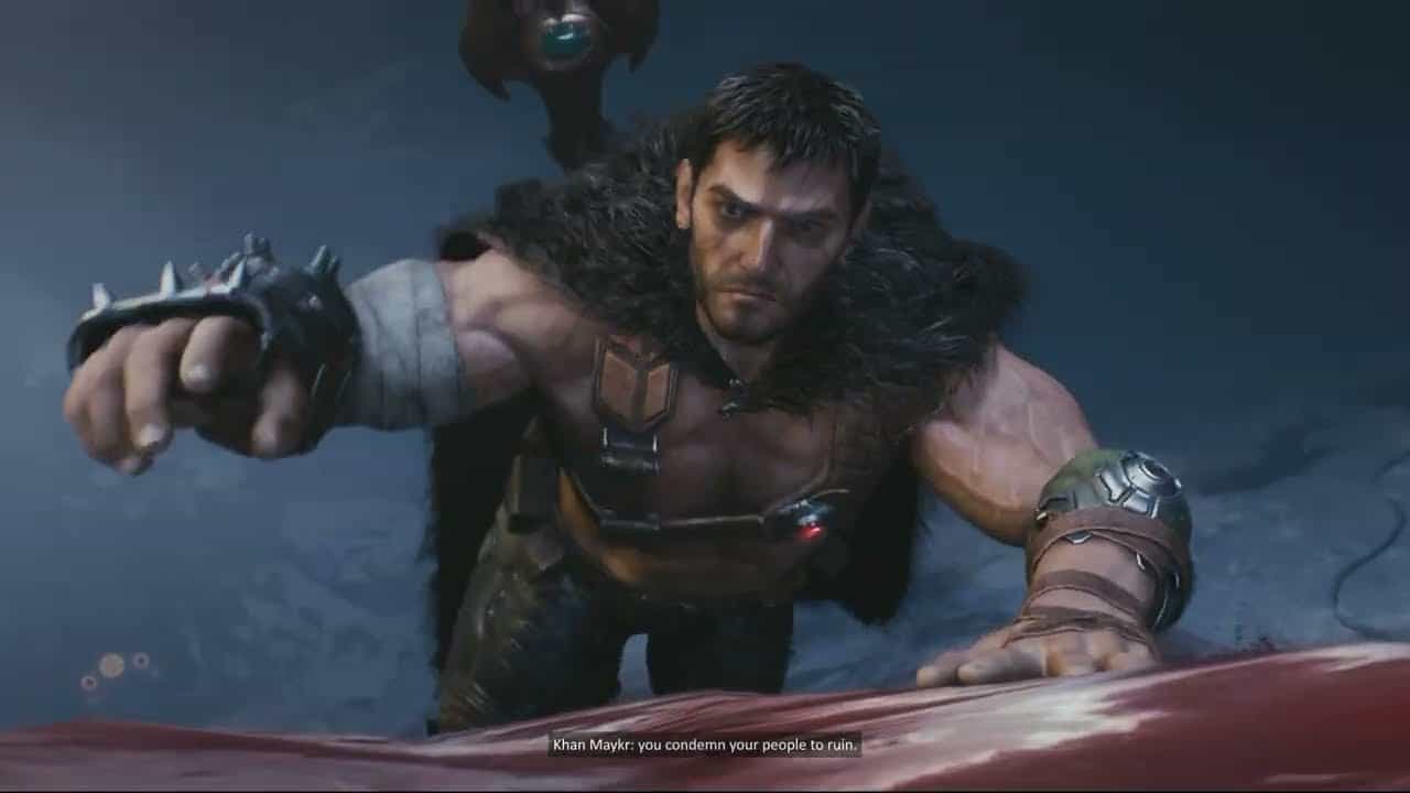 Doom: The Dark Ages Revelations – Hell’s Core: Khan Mayker Cutscene | Slayer Grabs Ascension Stone