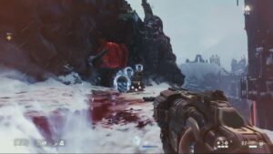 Doom: The Dark Ages Revelations – Hell’s Core: Activate Tower | Use Blue Skulls | Chain Spear Puzzle