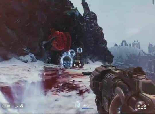 Doom: The Dark Ages Revelations – Hell’s Core: Activate Tower | Use Blue Skulls | Chain Spear Puzzle