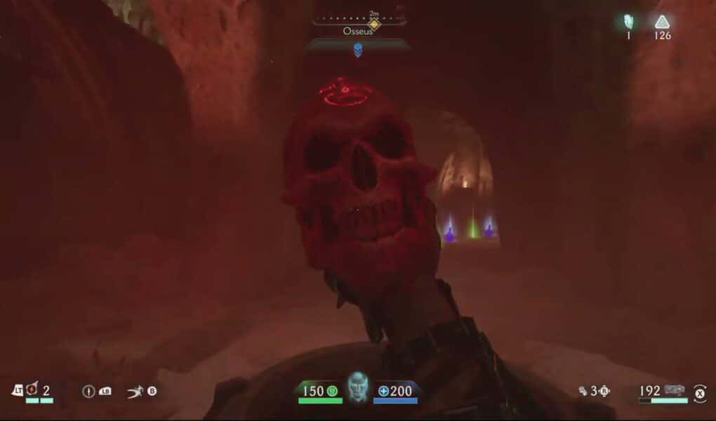 Doom: The Dark Ages Revelations – Osseus: Enter Citadel: Red Skull Found | Puzzles | Leader Essence