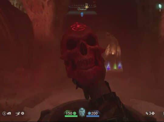 Doom: The Dark Ages Revelations – Osseus: Enter Citadel: Red Skull Found | Puzzles | Leader Essence
