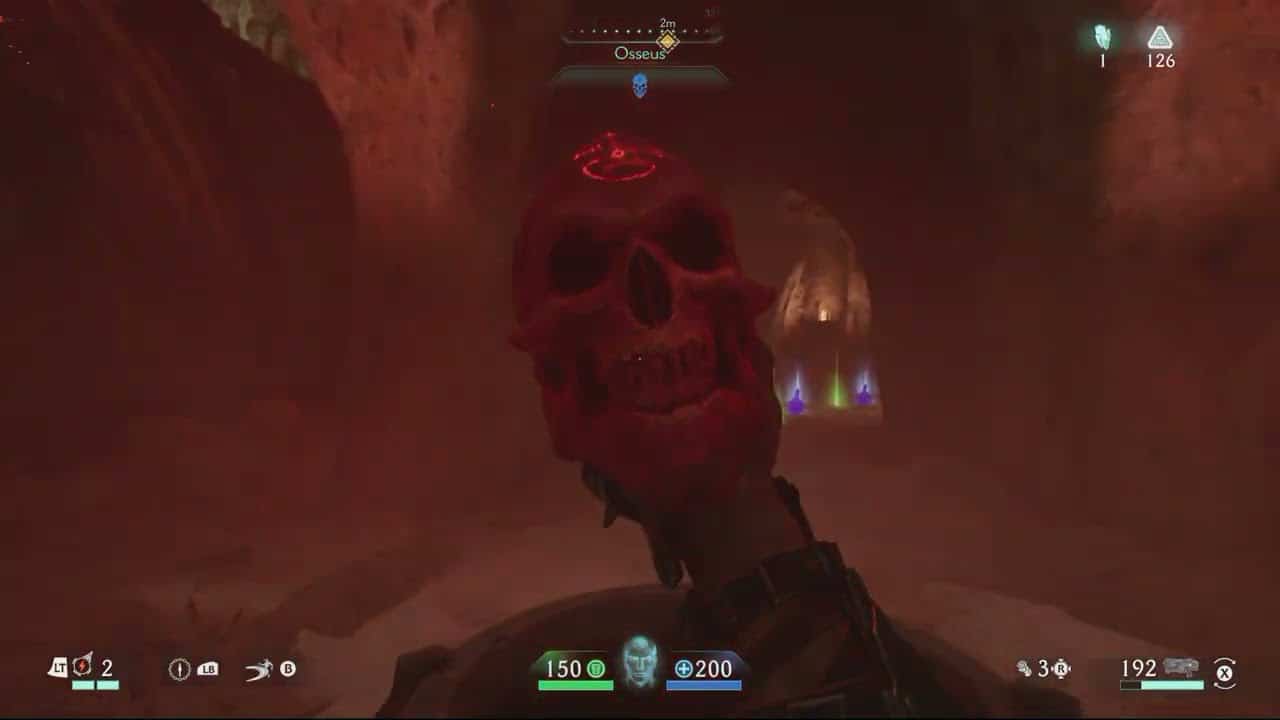 Doom: The Dark Ages Revelations – Osseus: Enter Citadel: Red Skull Found | Puzzles | Leader Essence
