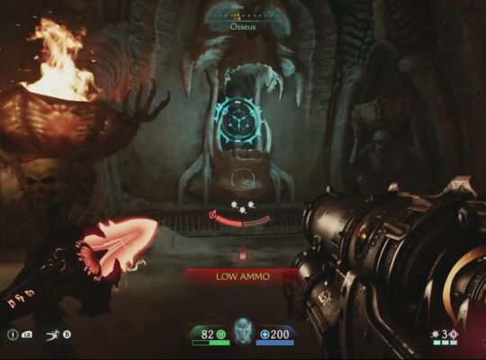 Doom: The Dark Ages Revelations – Osseus: Blue Skull Key Found | Slay Warlock, Pinky Rider Demons