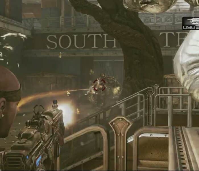 Gears of War 3 – Act 1 Chapter 5 MVP: Choose Upper Level | Clear The Stadium Concourse Gameplay