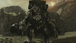 Gears of War 3 – Act 2: Defend Against Attacking Locust Destroy The Savage Brumak Gameplay