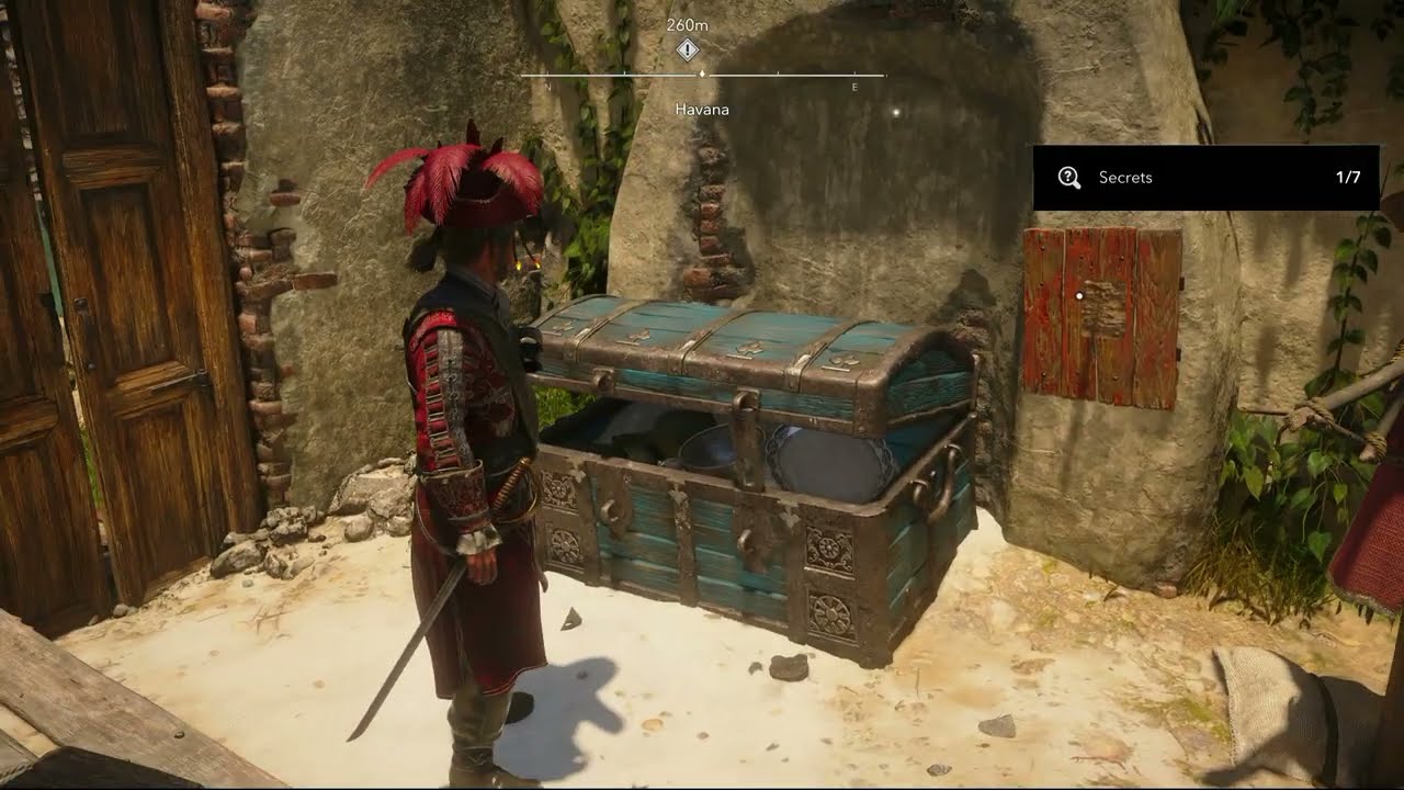 Assassin’s Creed Black Flag Resynched – Sequence 2: Exotic Seashells Rare Trinket Location (214,568)