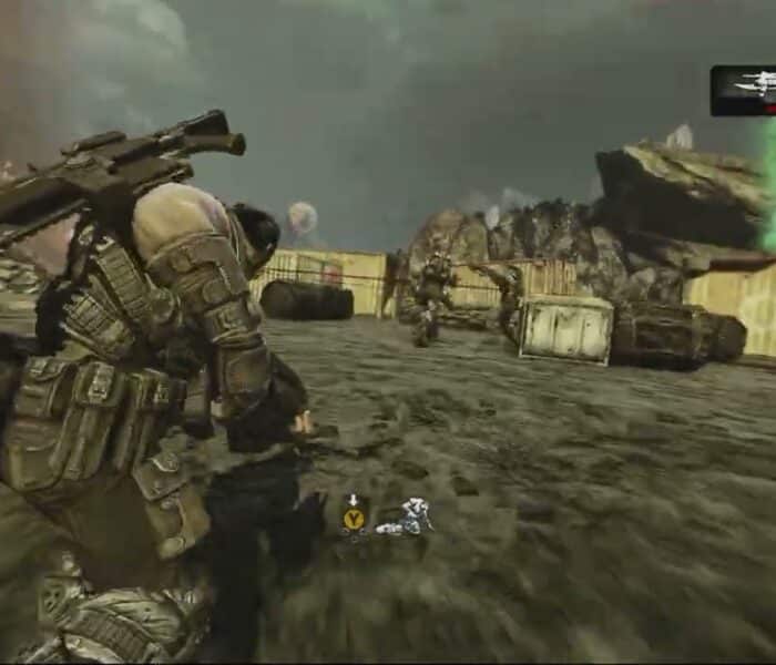 Gears of War 3 – Act 2 Chapter 1 Shipwreck: Regroup with Anya and Jace | Slay Savage Locusts