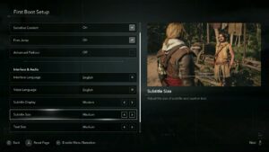 Assassin’s Creed Black Flag Resynched – Initial Set Up: Image Calibration | Accessibility Presets