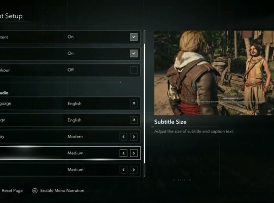 Assassin’s Creed Black Flag Resynched – Initial Set Up: Image Calibration | Accessibility Presets