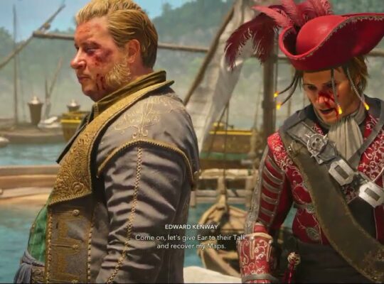 Assassin’s Creed Black Flag Resynched – And My Sugar? Edward Kenway Talks with Stede Bonner Cutscene